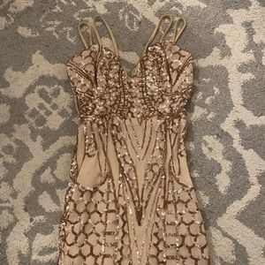 windsor sparkly mini dress